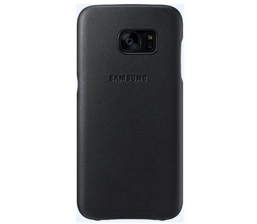 Samsung Galaxy S7 Leather Cover Zwart