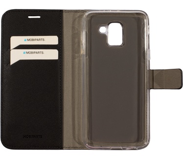 Mobiparts Saffiano Wallet Case Samsung Galaxy J6 (2018) Black