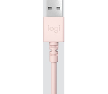 Logitech USB Headset H390 Roze (Roze)