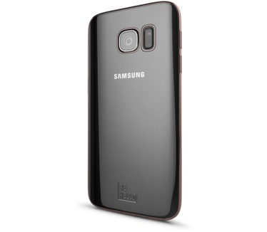 BeHello Samsung Galaxy S7 Gel Case Transparent Chrome Edge Rose Gold