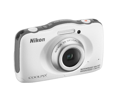 Nikon Coolpix S32 + Rugzak Wit