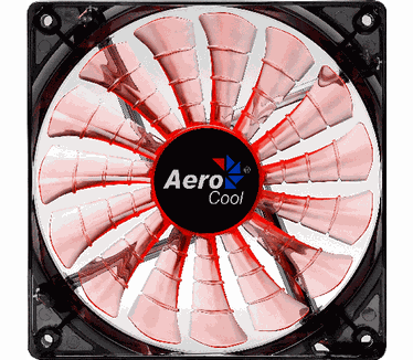 Aerocool Shark Fan Devil Red Edition, 140mm
