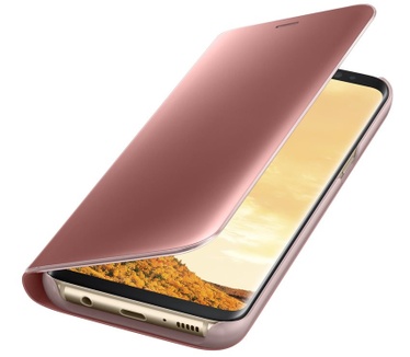 Samsung Galaxy S8 Clear View Cover  Roze