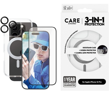 PanzerGlass CARE by PG3-in-1 Ceramic iPhone16P 6.3