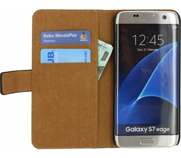 Mobilize Classic Wallet Book Case Samsung Galaxy S7 Edge - Zwart