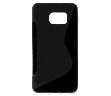 Kees S-line Gel Hoesje Samsung Galaxy S6 Edge Plus - Zwart