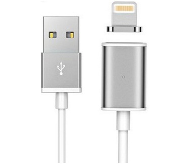 Usams Magnetische Lightning Data Kabel (100cm) - Grijs