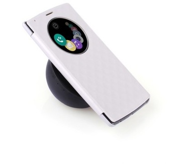 qMust Window Cover LG G4 met Wireless Charging Receiver - White