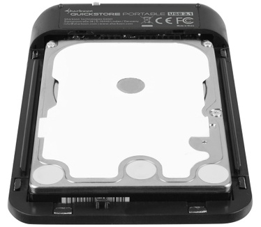 Sharkoon QuickStore Portable USB 3.1 Zwart