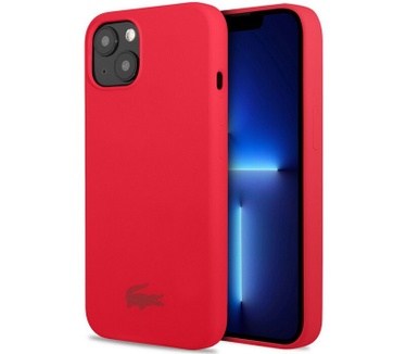 Lacoste Silicone Back Case - Apple iPhone 13 (6.1") - Rood Rood
