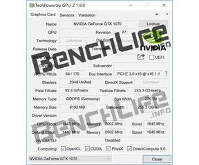 Nvidia GeForce GTX 1070 1060 laptop