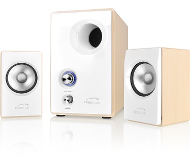 Speedlink Vivo 2.1 Subwoofer System (Wood-White)