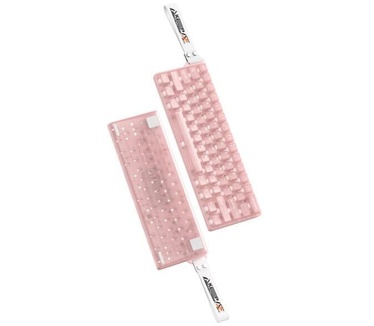 Dareu COOL 60 Pink-clear 60% ICE Blade Magnetische Switch 8K Hz Hall Effect Hotswap RGB Engelse Gaming Toetsenbord