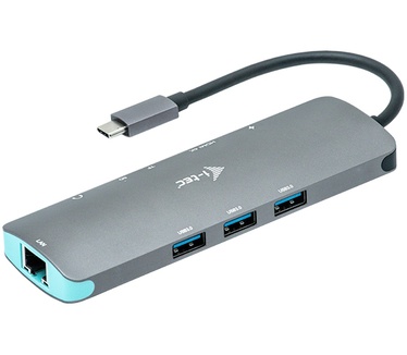 iTEC USB-C Metal Nano Docking Station 4K HDMI LAN + Power Delivery 100 W
