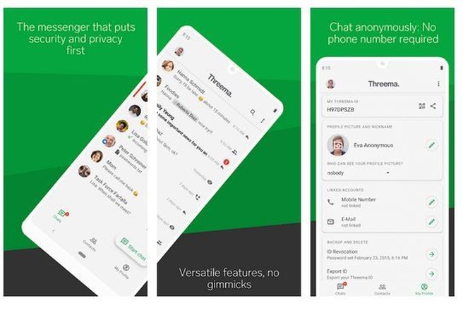 Threema voor Android, november 2020