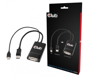 Club3D CLUB3D DisplayPort to Active DVI Dual-Link Cable CLUB3D CAC-1050