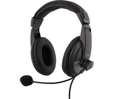 Deltaco HL-50 - headset (Zwart)