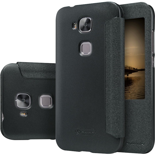Nillkin New Sparkle SView Book Case voor Huawei G8 Zwart Kenmerken