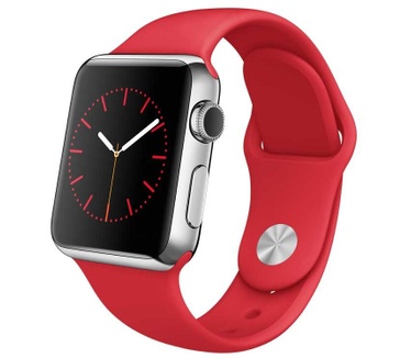 Apple Watch 38mm Roestvrij Staal - (PRODUCT)RED sportbandje (Rood)