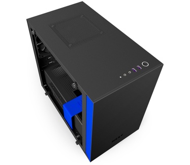 NZXT H200i Blauw/Zwart
