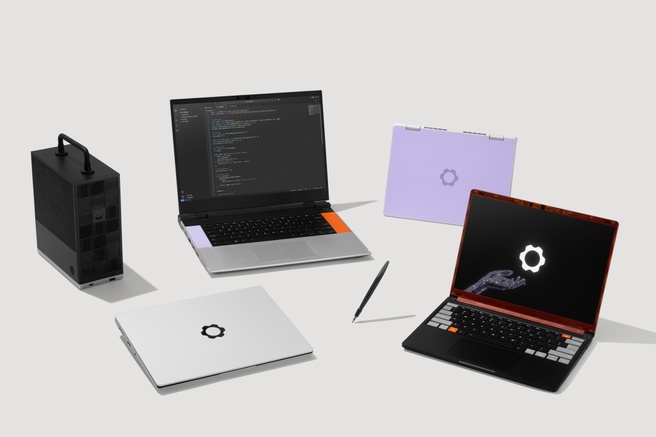 Framework productfamilie april 2026. Bron: Framework