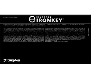 Kingston IronKey D500S Managed 8GB Zwart