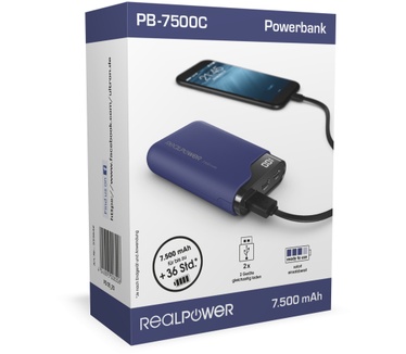 RealPower PB-7500C Navy Blue