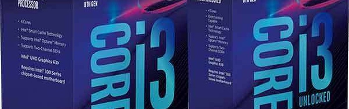 Core i3-8350K en i3-8100 Review