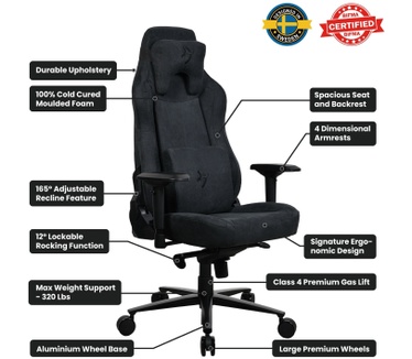 Arozzi Vernazza Supersoft - Pure Black