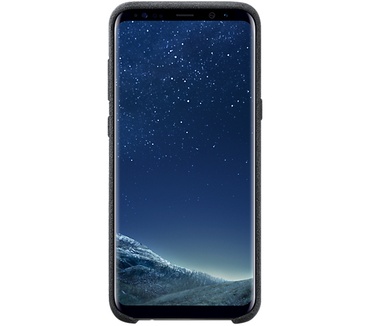 Samsung Galaxy S8 Plus Alcantara Cover Zilver