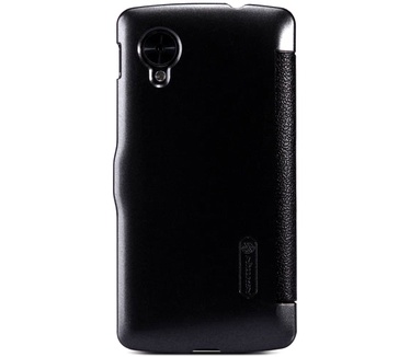 Nillkin New Fresh Leather BookCase for LG Google Nexus 5 - Black