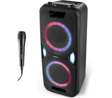 Medion Medion P61468 - Bluetooth Speaker - LED licht - 2 x 22 W RMS - Zwart