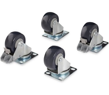 Startech.com Caster Kit for Open Frame Rack - 4POSTRACK