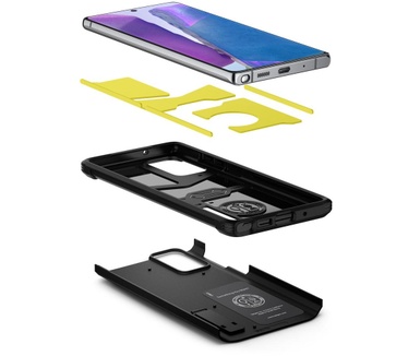 Spigen Samsung Galaxy Note 20 Hoesje Tough Armor  Zwart