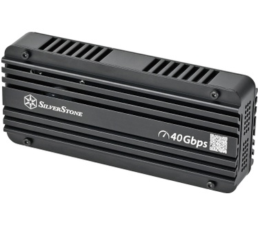 Silverstone USB4 NVMe M.2 SSD Enclosure with Active Cooling