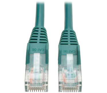 Tripp-Lite Cat5e 350MHz Snagless Molded Patch Cable (RJ45 M/M) - Green, 2.13 m