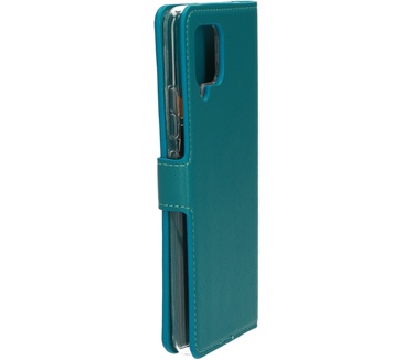 Mobiparts Saffiano Wallet Case Samsung Galaxy A42 (2020) Turquoise