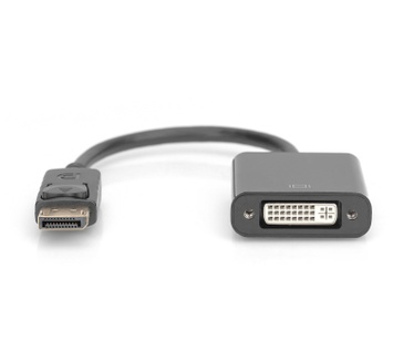 Digitus 0.15m, DisplayPort/DVI-I Zwart