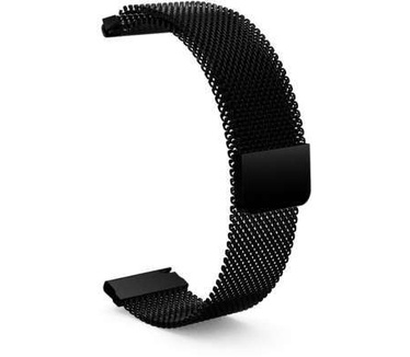 Just in Case Milanees armband voor Garmin Vivosmart HR Plus - Zwart