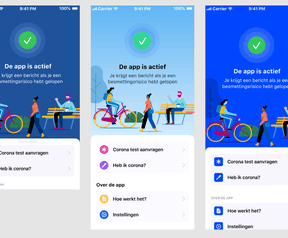 Versie 0.4 van Nederlandse corona-app