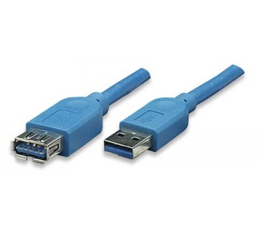 Techly Extension USB 3.0 Cable A Male / A Female 2m Blue ICOC U3-AA-20-EX