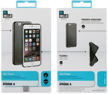 BeHello iPhone 6 / 6S Gel Case Black