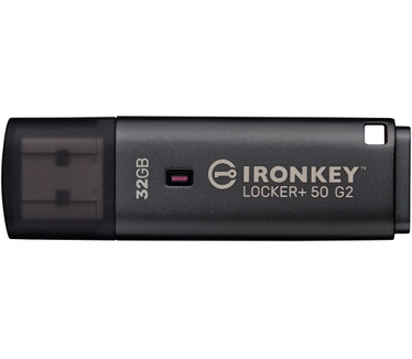 Kingston 32GB IronKey Locker Plus 50 G2, FIPS 197, AES-256