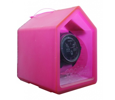 Cookoo watch - Roze (Apple, Samsung iPad (najaar 2012), iPad Mini, iPhone 4(S), iPhone 5)