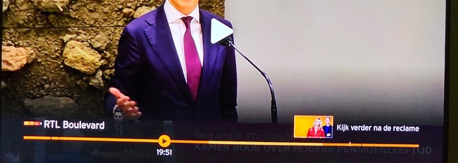 Ziggo: geen reclame meer doorspoelen. Bron: VodafoneZiggo Forum/Arnold1310