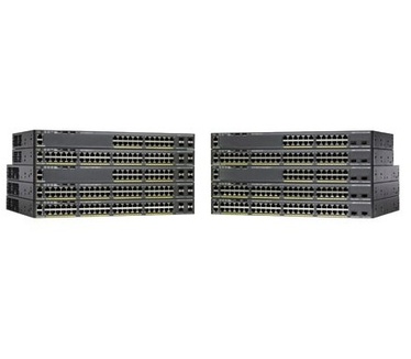 Cisco Catalyst 2960X (24x1000Base-T, 2xSFP+ Uplink, Lan Base version)