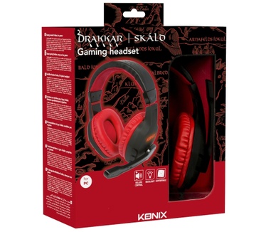 Konix Drakkar (Rood, Zwart)