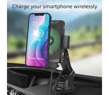 ACT AC9010 Automatische smartphone autohouder met draadloze snellaadfunctie