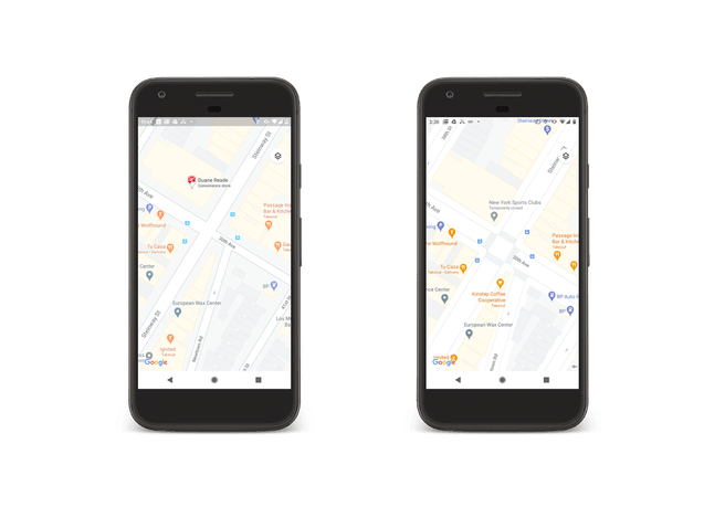 Straatdetails in Google Maps