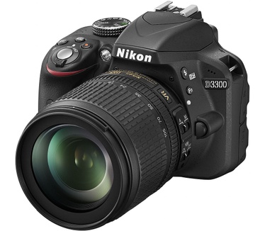Nikon D3300 + AF-S DX 18-105mm G ED VR Zwart